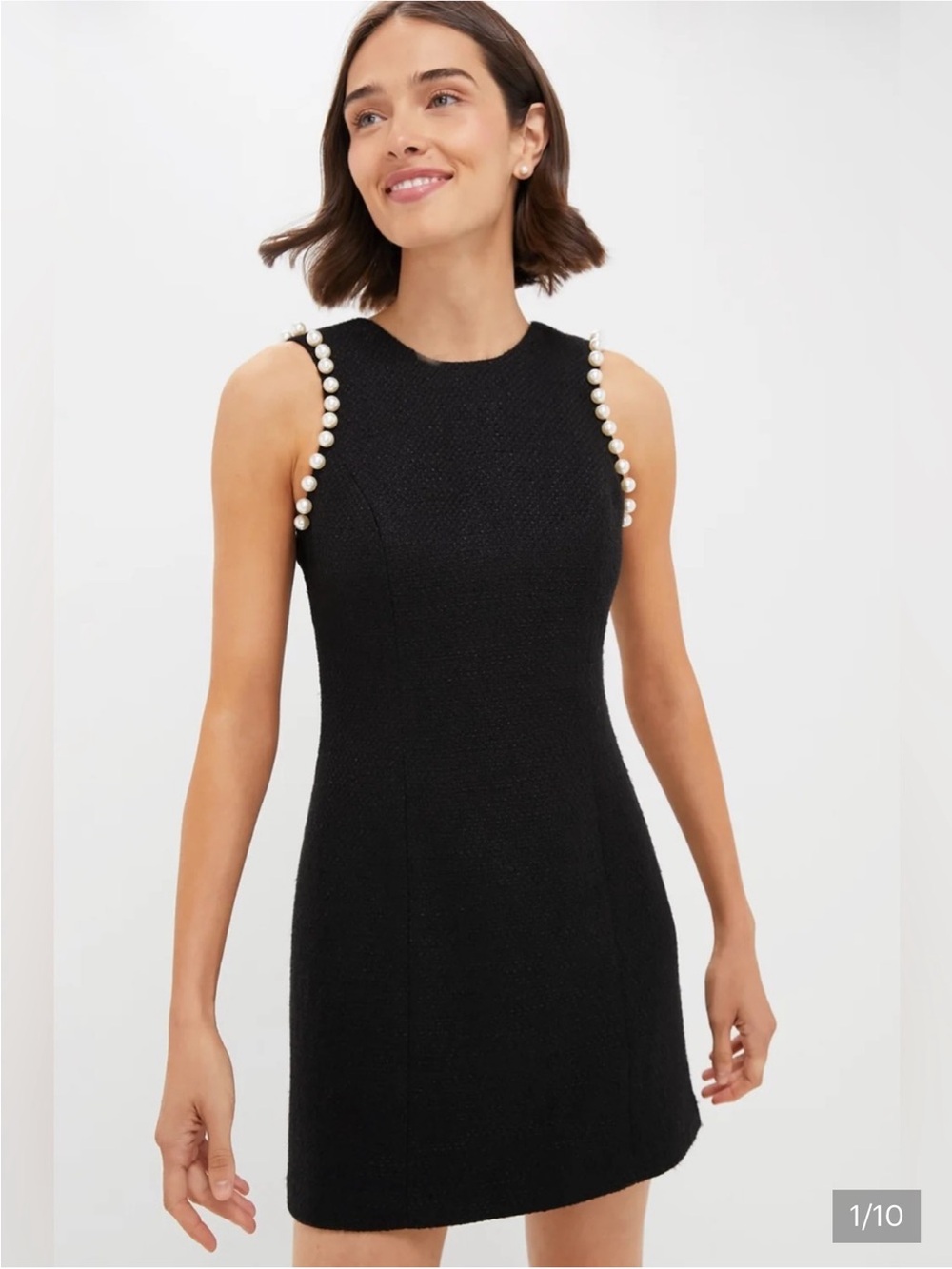 Tuckernuck Hyacinth House Black & Pearl Meredith Blake Dress Black & White M